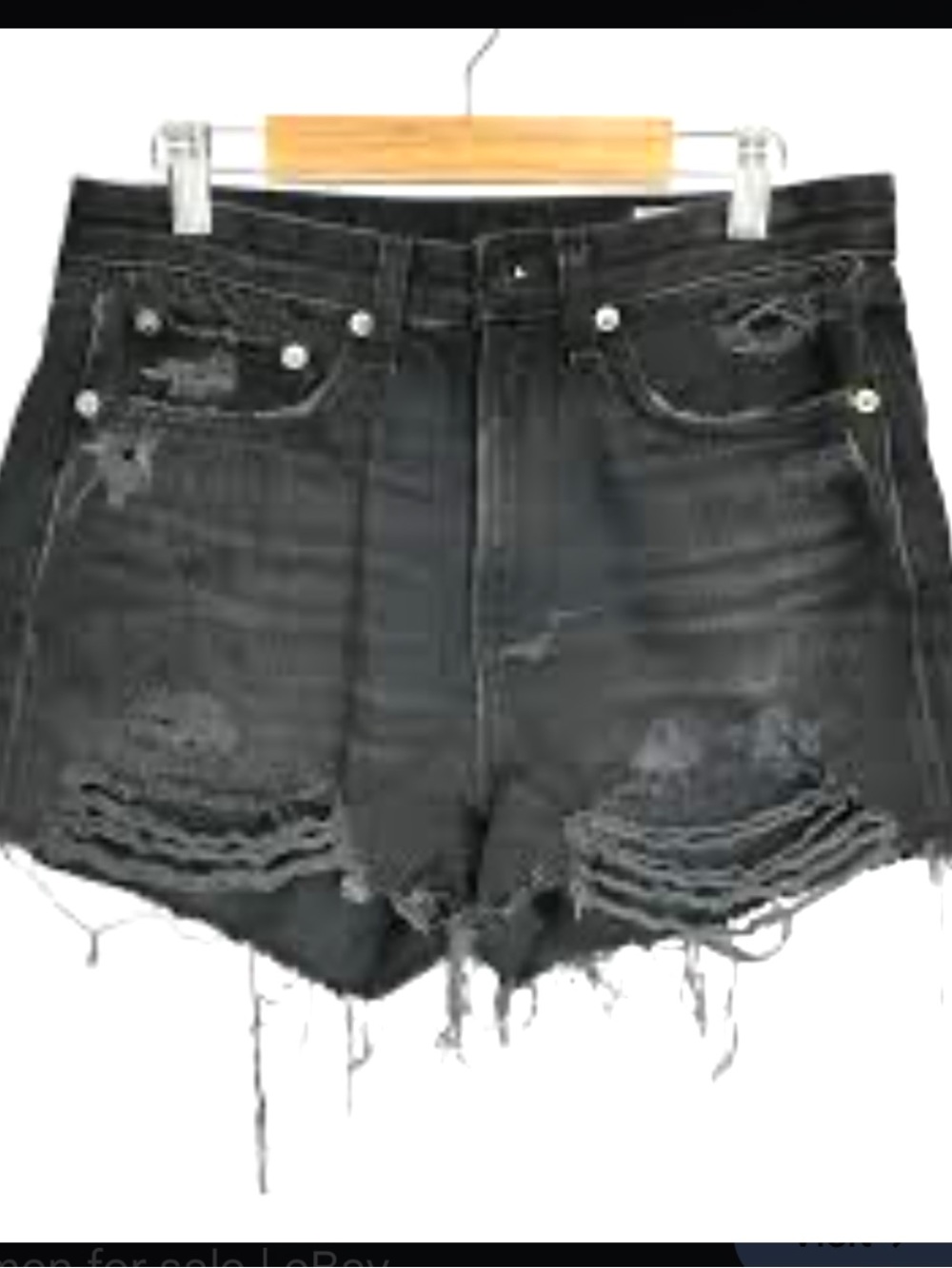 Rag and Bone Black Shorts maya high rise 🩳